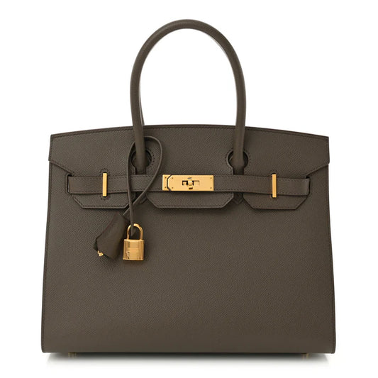 Hermès Birkin 30 Sellier – Epsom Leather in Etain with Gold Hardware