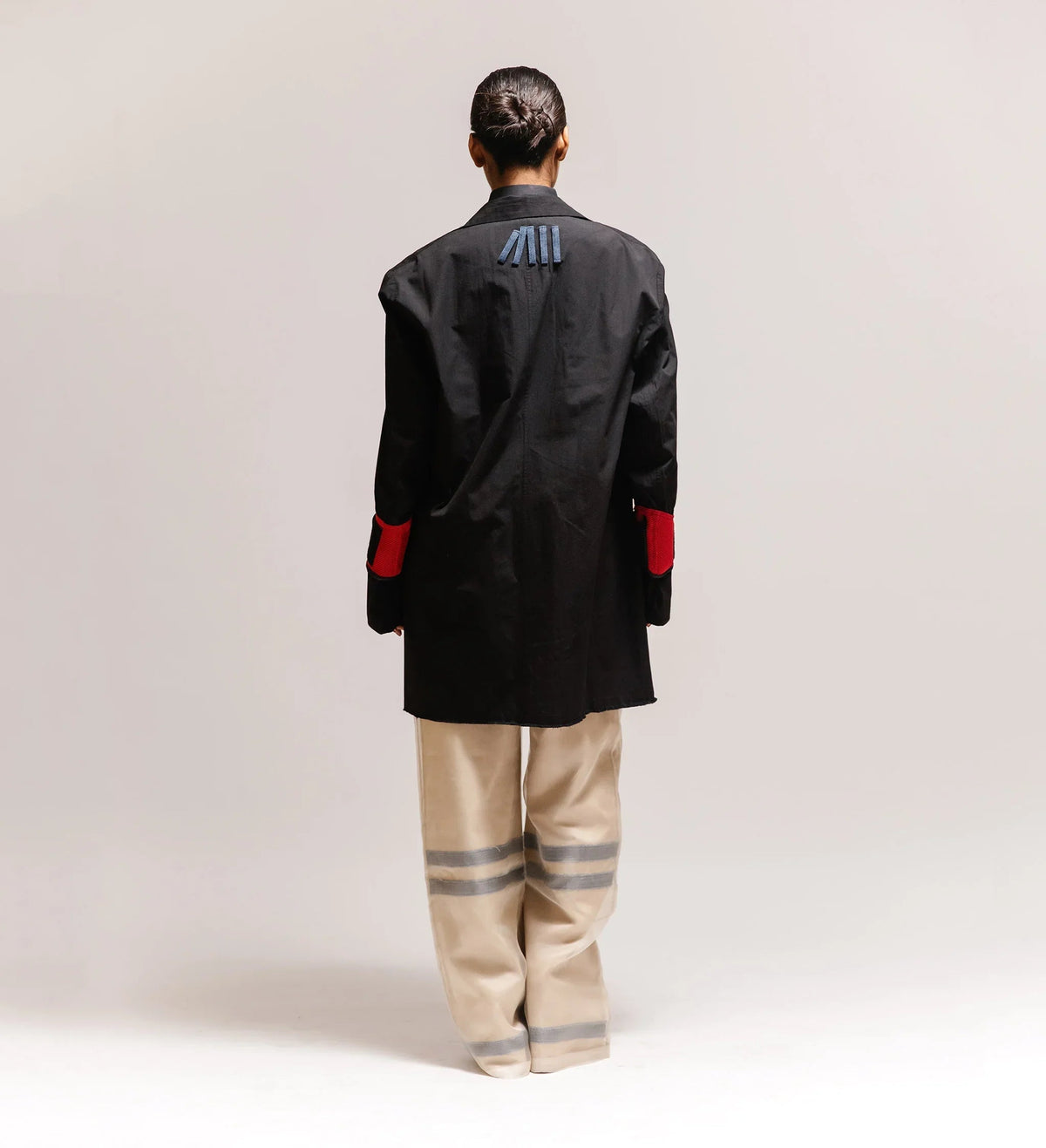 Black Jack' Twill Boxing Gloves Sleeves Coat by Cause & Effect