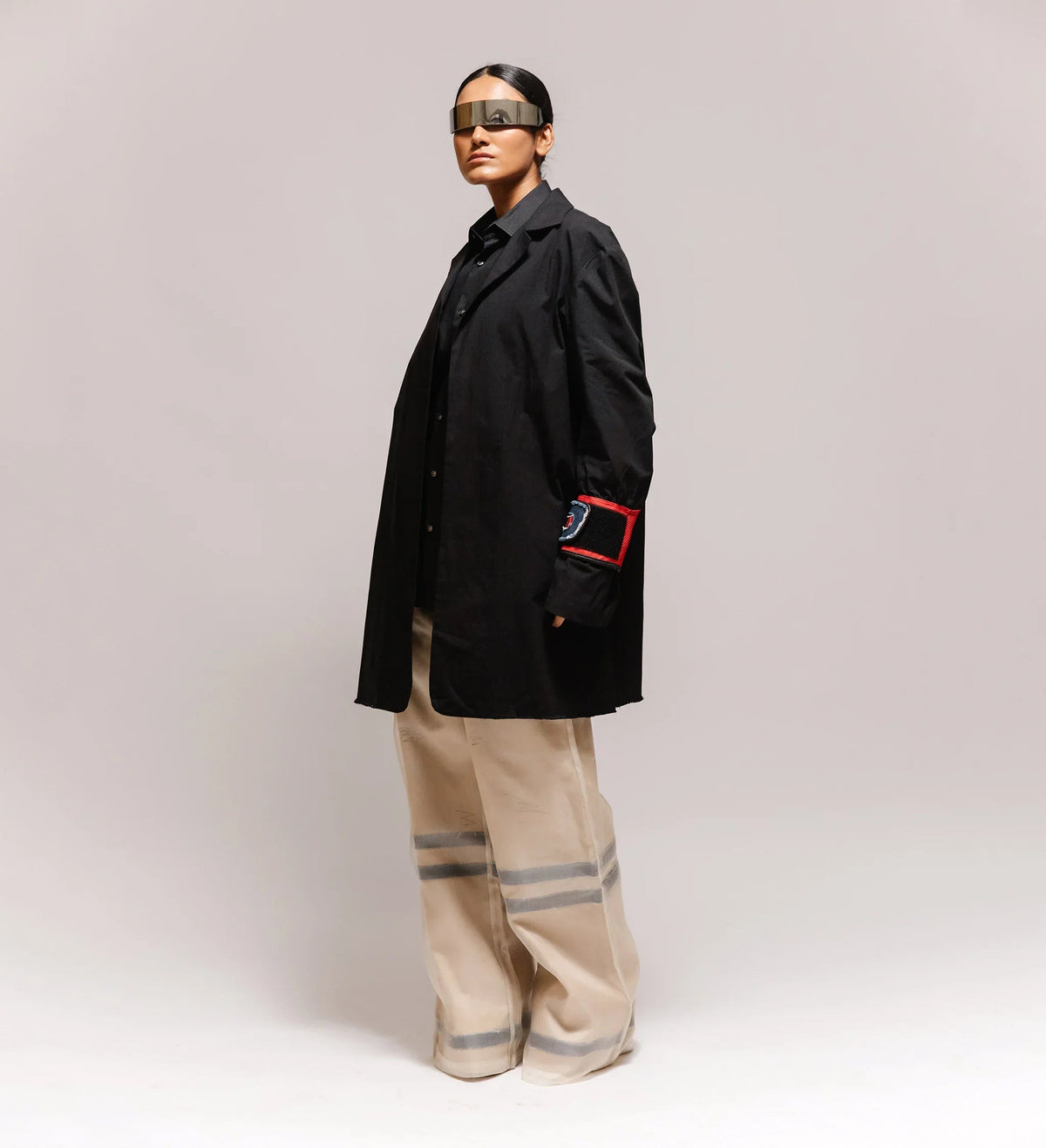 Black Jack' Twill Boxing Gloves Sleeves Coat by Cause & Effect
