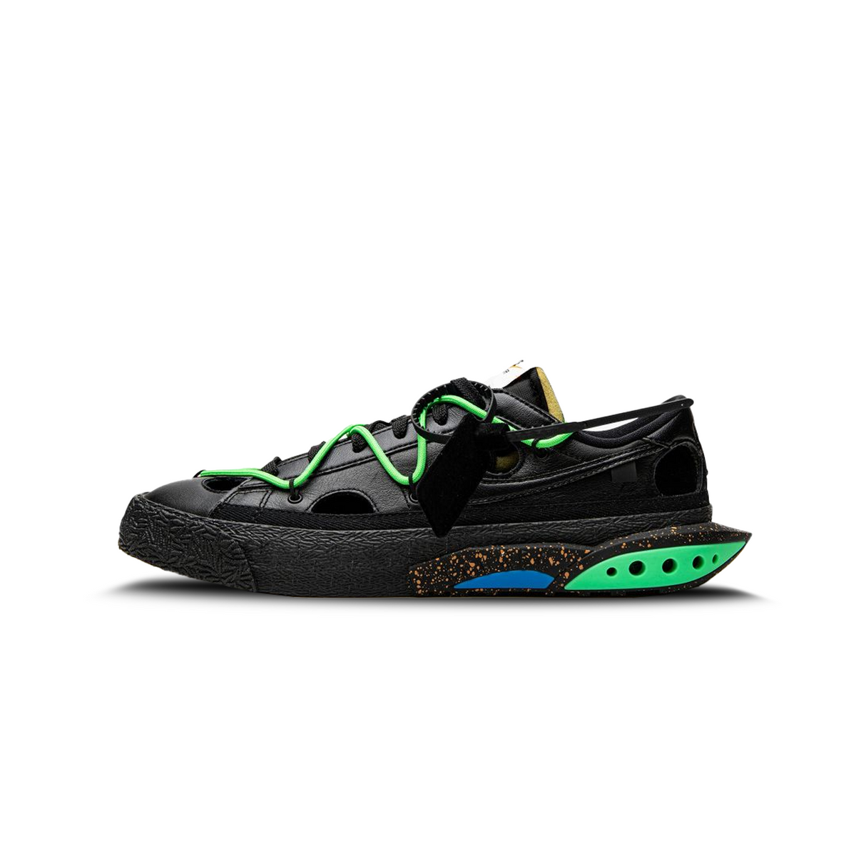 Nike Blazer Low Off-White Black Electro Green by NIKE