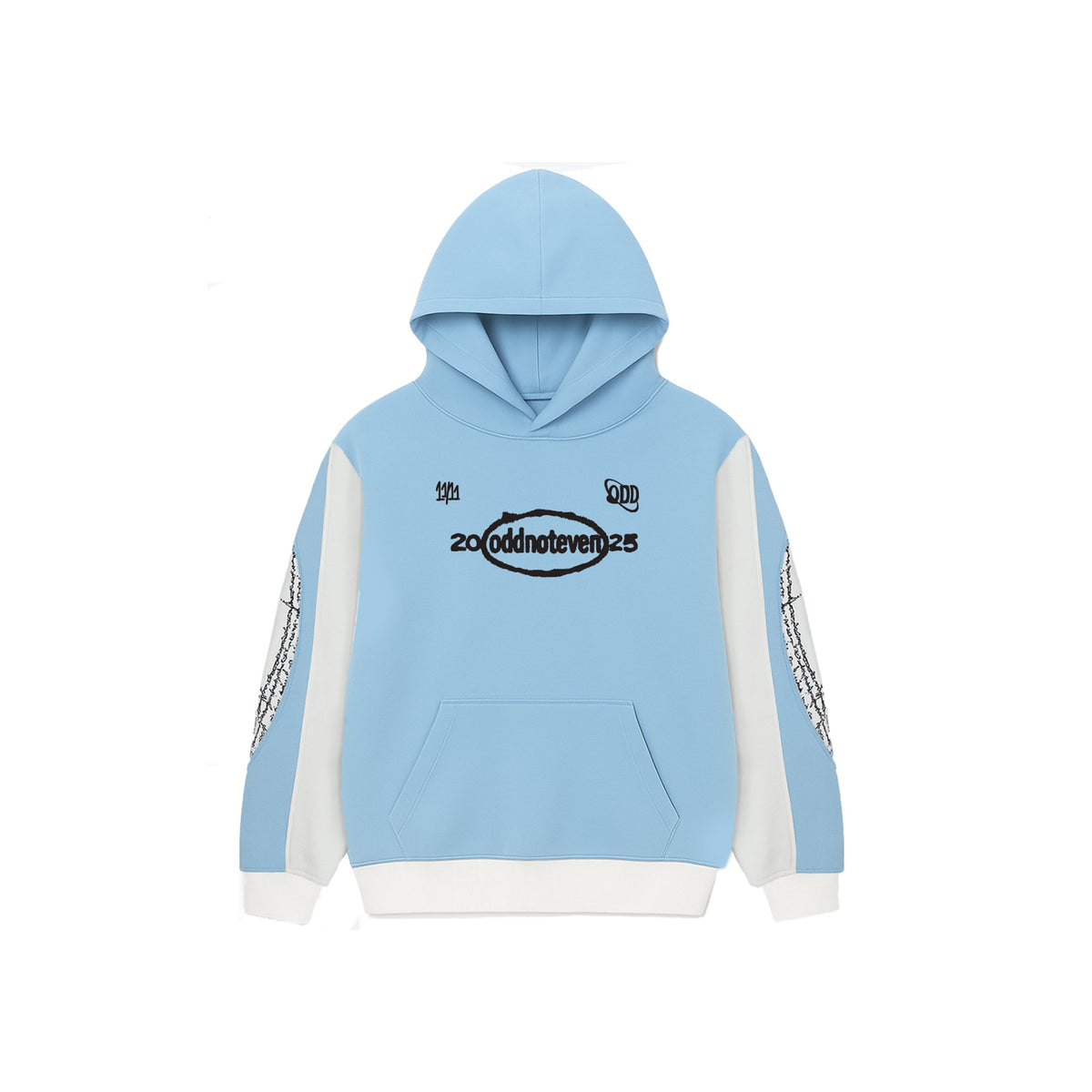 Blue Jersey Hoodie by oddnoteven