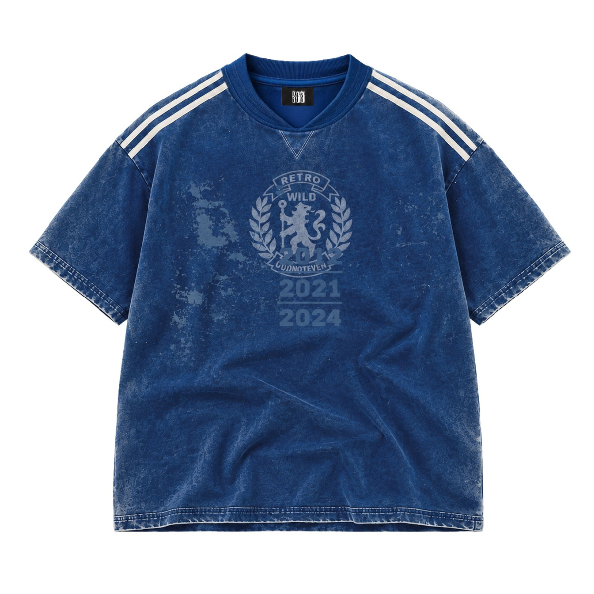 Blue Lions Retro Tee by oddnoteven