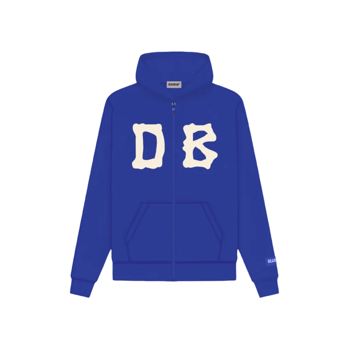 Bone Zipper Royal Blue by DEADBEAR
