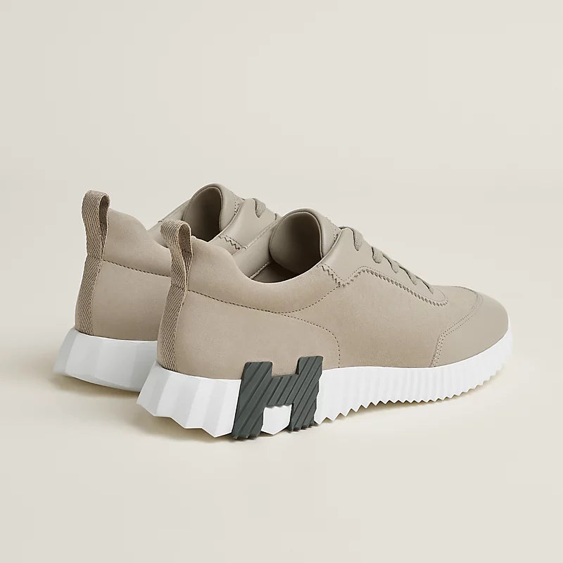 Hermès Bouncing Sneakers – Esquisse Beige Suede & Calfskin - Zeuskicks
