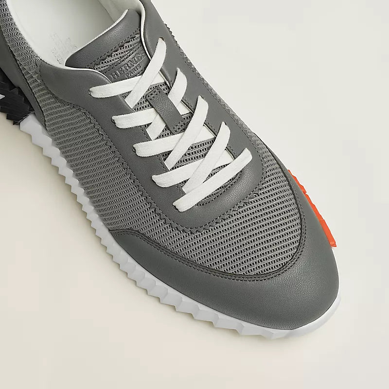 Hermès Bouncing Sneakers – White Mesh & Sport Goatskin - Zeuskicks