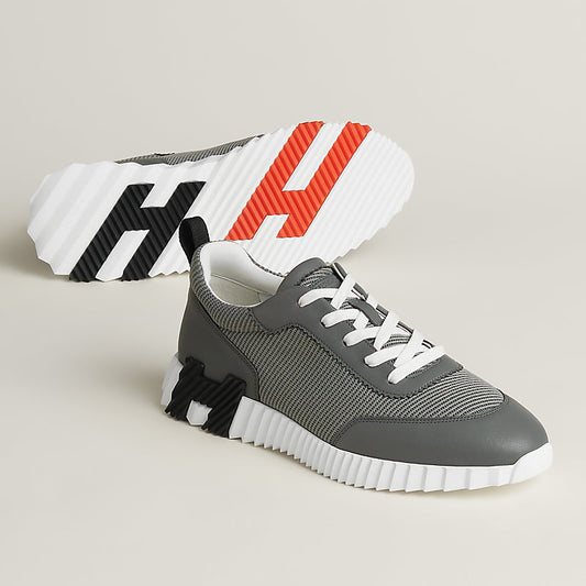 Hermès Bouncing Sneakers – White Mesh & Sport Goatskin - Zeuskicks
