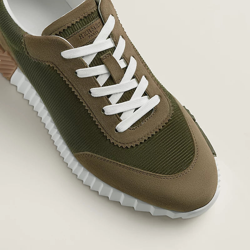 Hermes Bouncing Sneakers – Corduroy & Suede Goatskin - Zeuskicks