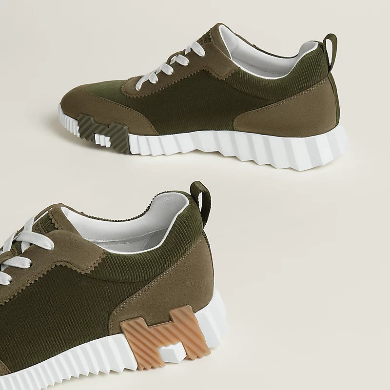 Hermes Bouncing Sneakers – Corduroy & Suede Goatskin - Zeuskicks