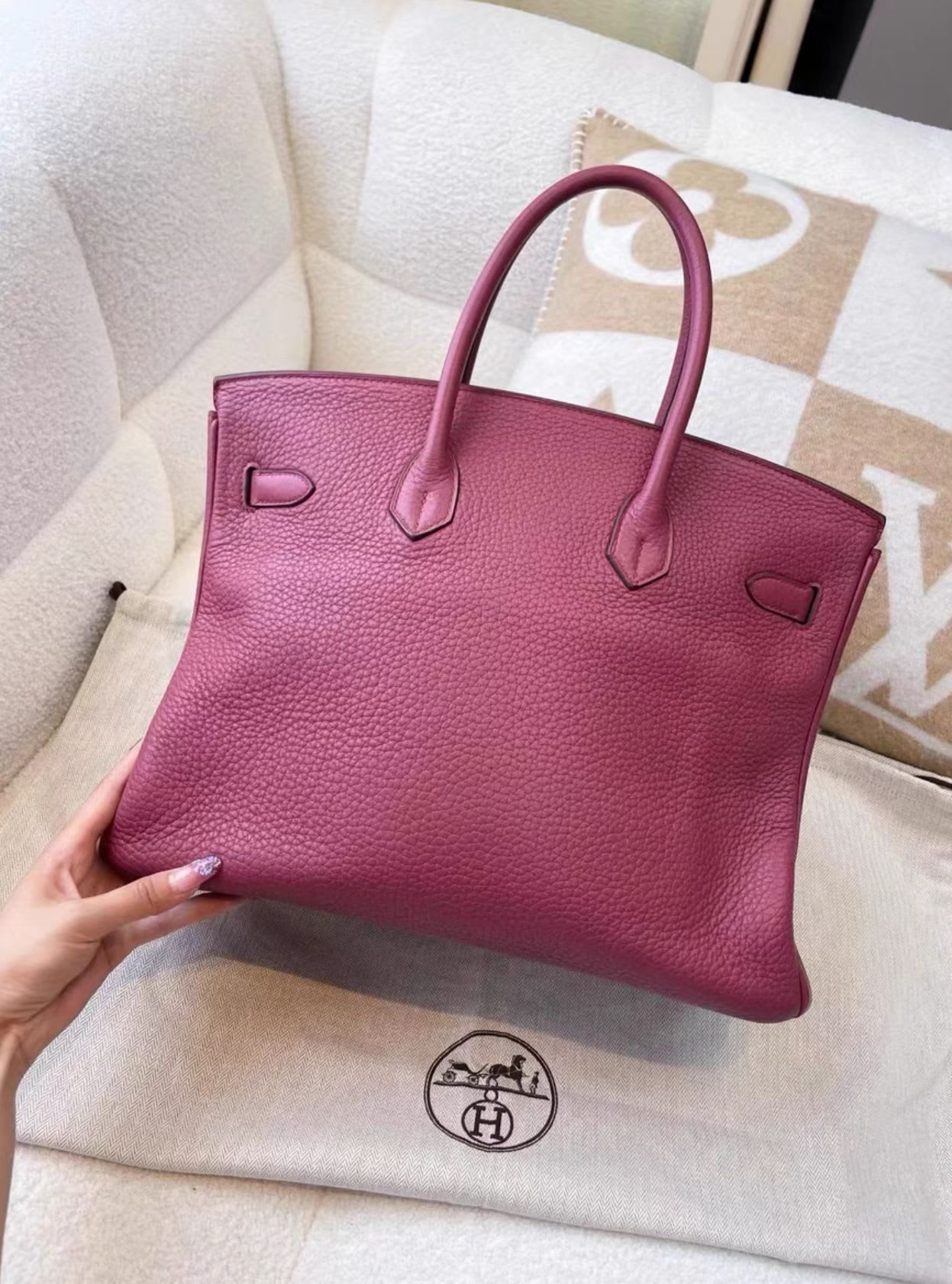 Hermès Birkin 35 – K5 Tosca Purple, Gold Hardware