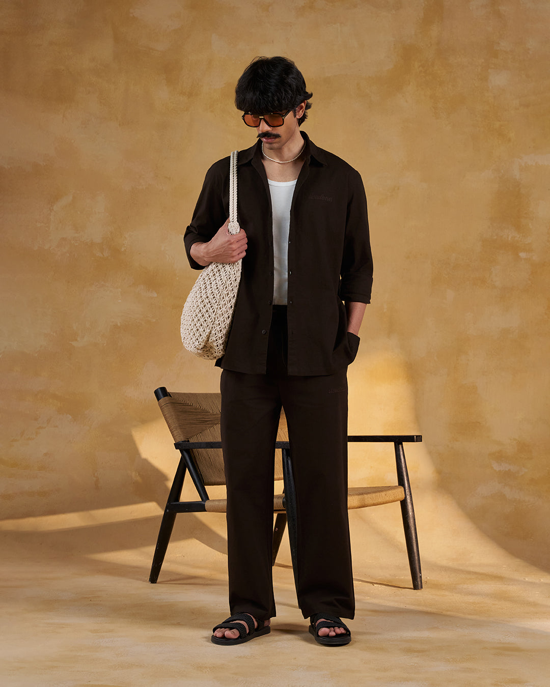 Co-ord Straight Pant Brown by DEADBEAR
