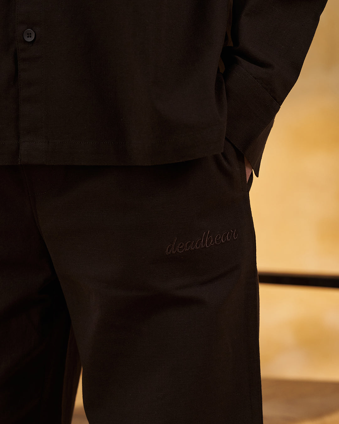 Co-ord Straight Pant Brown by DEADBEAR