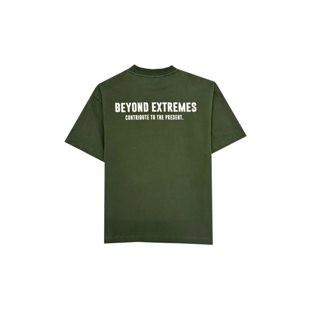 Kantha Basic T-shirt in Military Green [Unisex] by Beyond Extremes