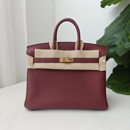 Hermès Birkin 25 – Rouge H Togo Leather with Gold Hardware - Zeuskicks