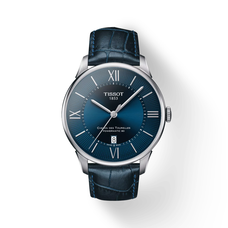 Men’s Tissot Chemin des Tourelles Powermatic 80 T099.407.16.048.00 Automatic Watch - Zeuskicks
