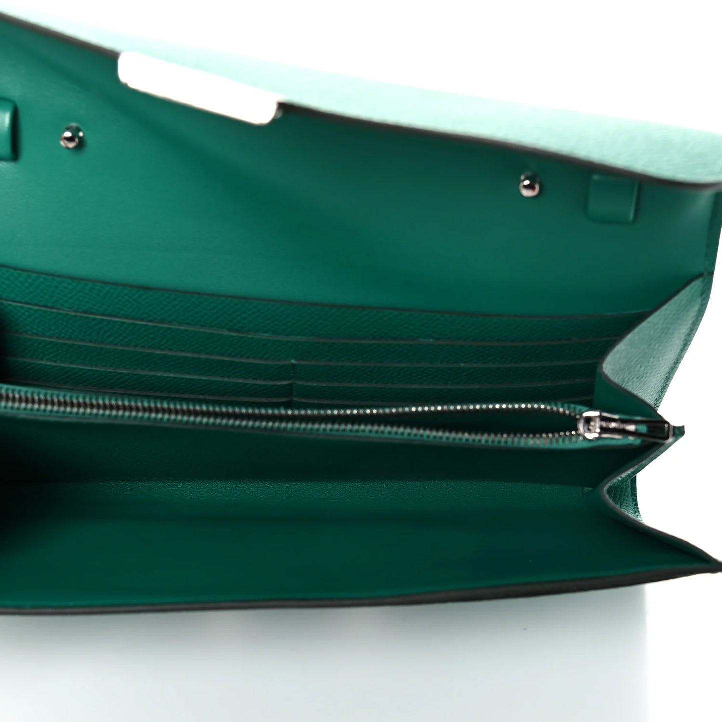 Hermès Constance Long To Go Wallet – Vert Vertigo Epsom Leather