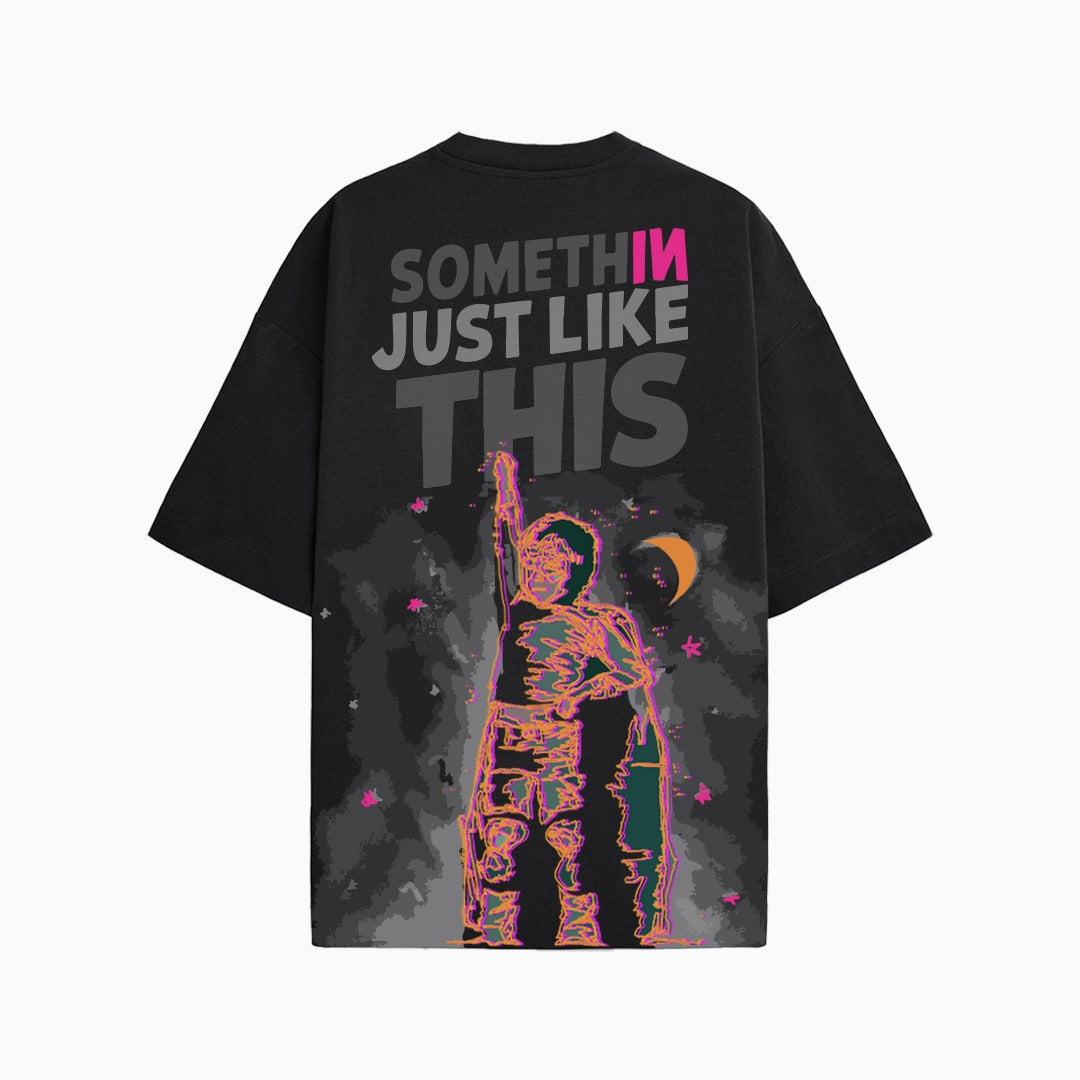 Just Like This Oversized T-Shirt -(Black) by Instinct First