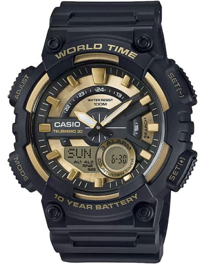 Timeless Mens Resin AEQ-110 (AEQ-110BW-9AVDF)