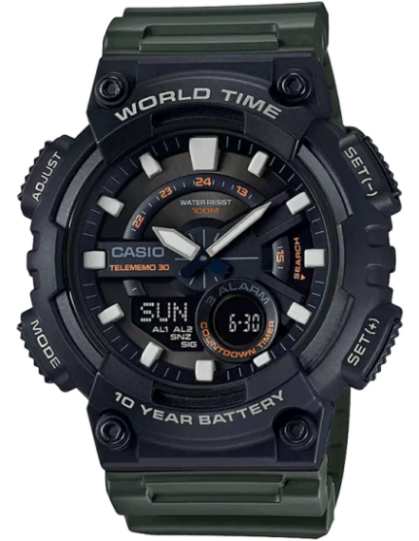 Timeless Mens Resin AEQ-110 (AEQ-110W-3AVDF)