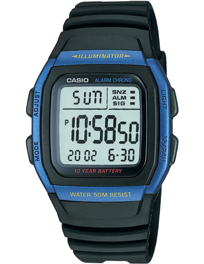 Timeless Mens Resin W-96 (W-96H-2AVDF)