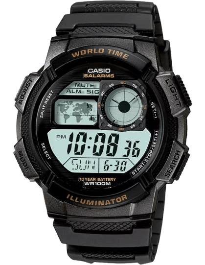 Timeless Mens Resin AE-1000 (AE-1000W-1AVDF)