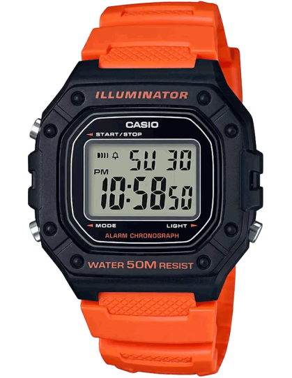 Timeless Mens Resin W-218 (W-218H-4B2VDF)