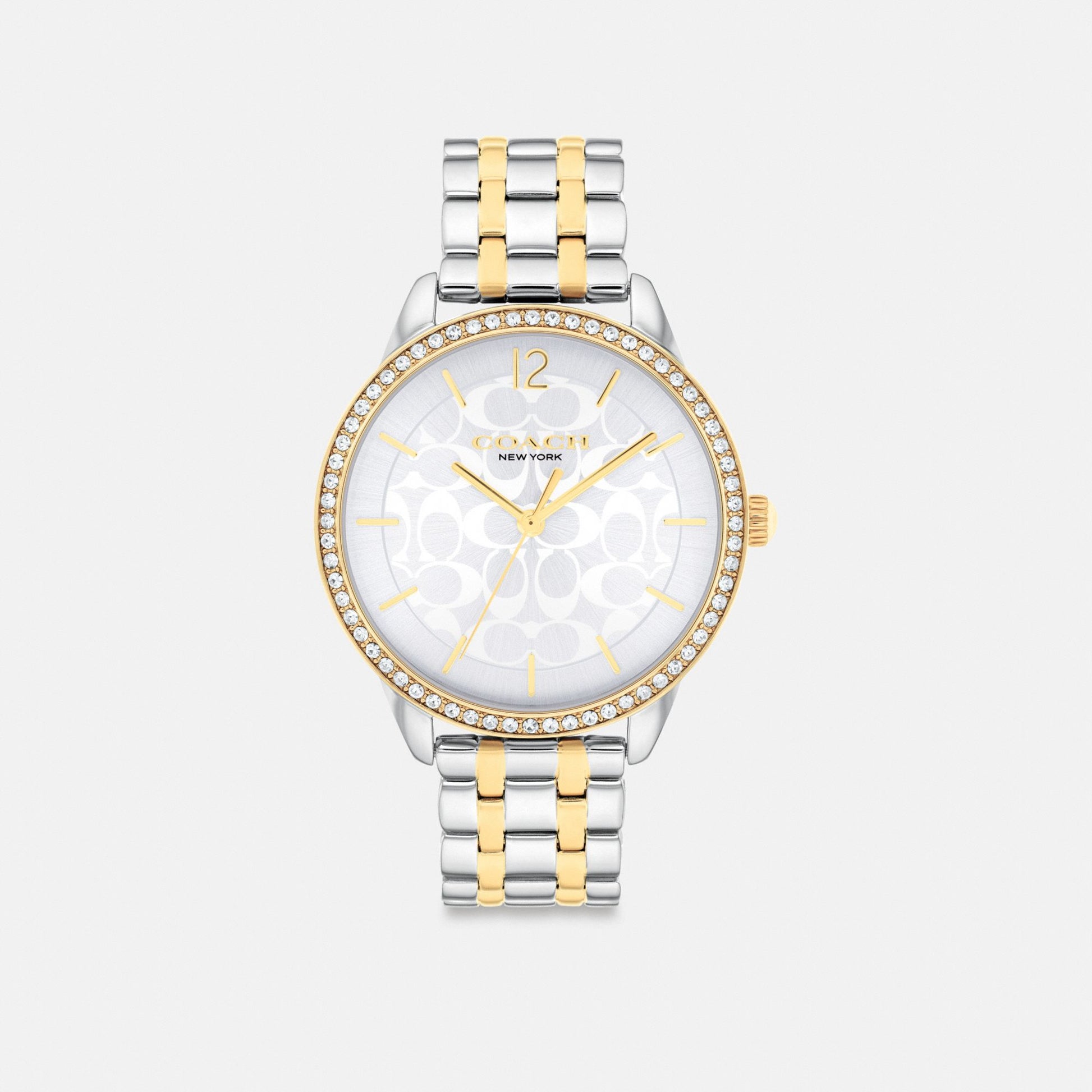 Women's Coach Olivia Watch, 36 Mm in Two Tone, style CAZ11 #color_Two Tone — front view