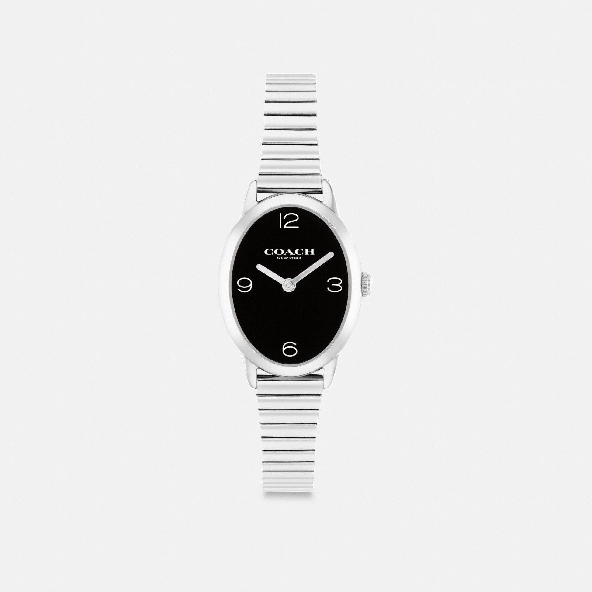 Women's Coach Talia Watch, 22 Mm in Stainless Steel, style CAZ14 #color_Stainless Steel — front view