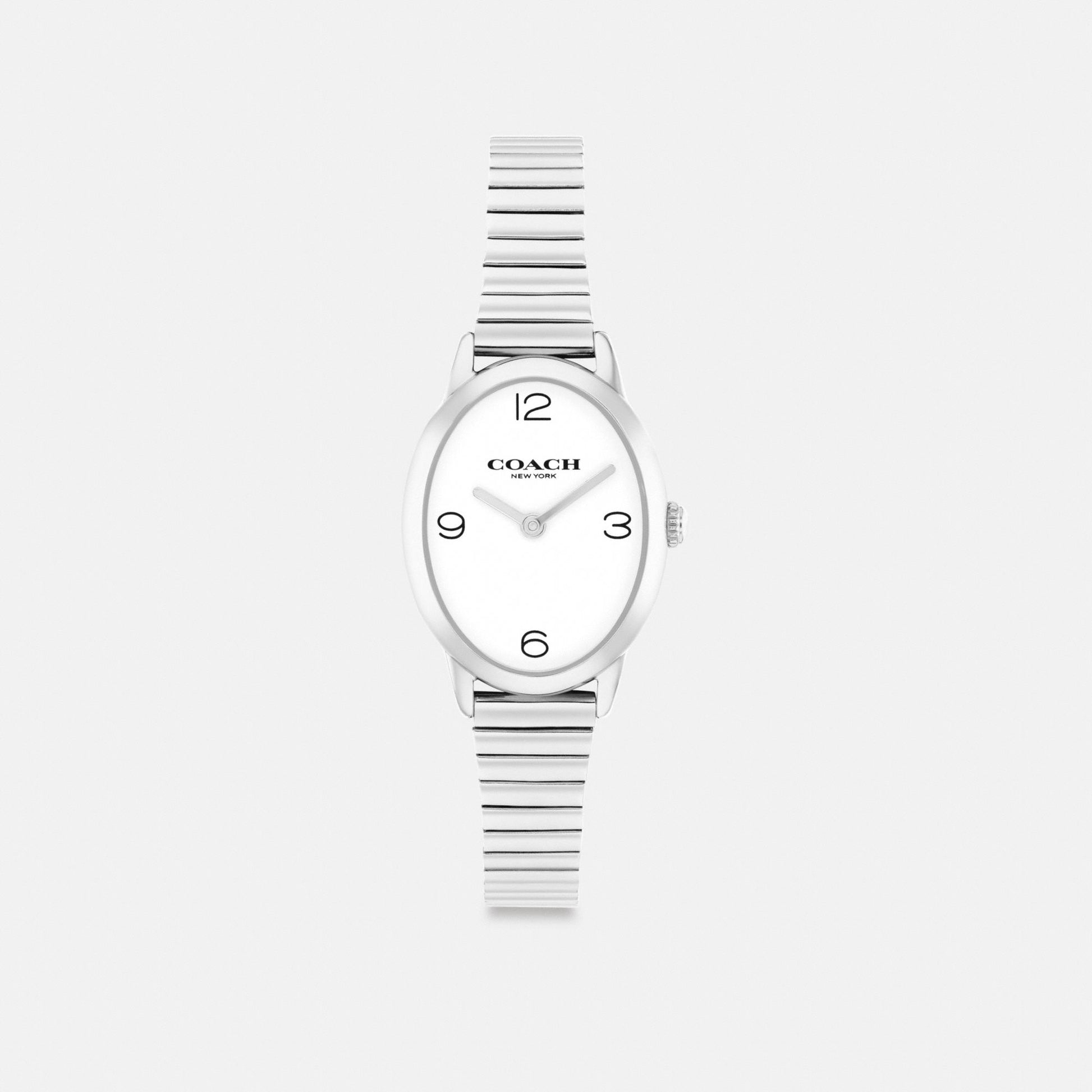Women's Coach Talia Watch, 22 Mm in Stainless Steel, style CAZ15 #color_Stainless Steel — front view