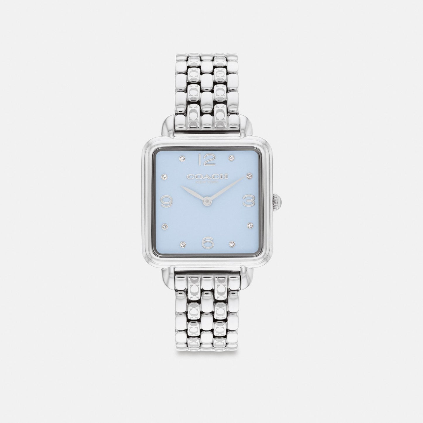 Women's Coach Cass Watch, 28 Mm in Stainless Steel, style CAZ19 #color_Stainless Steel — front view