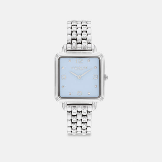 Women's Coach Cass Watch, 28 Mm in Stainless Steel, style CAZ19 #color_Stainless Steel — front view