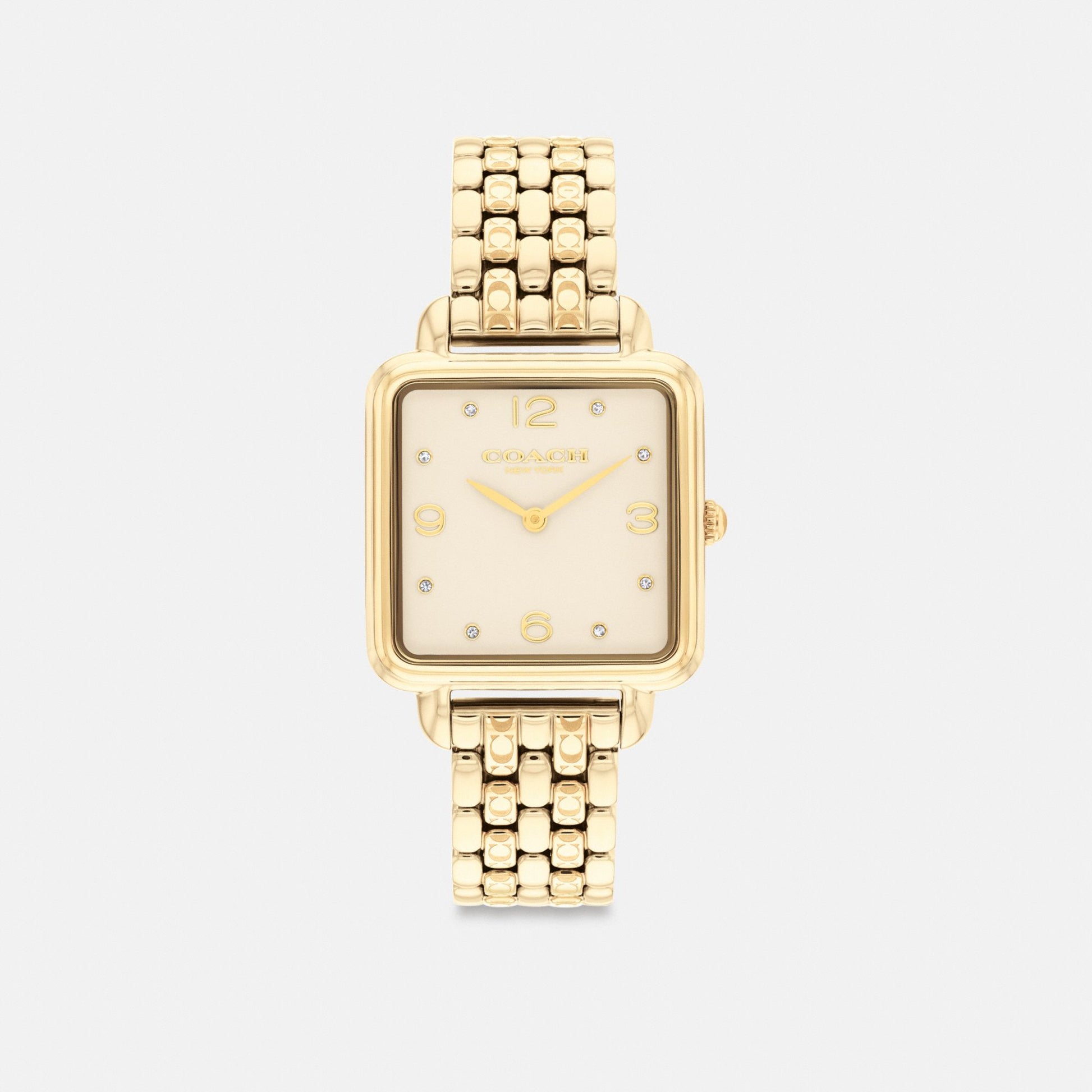 Women's Coach Cass Watch, 28 Mm in Gold, style CAZ20 #color_Gold — front view