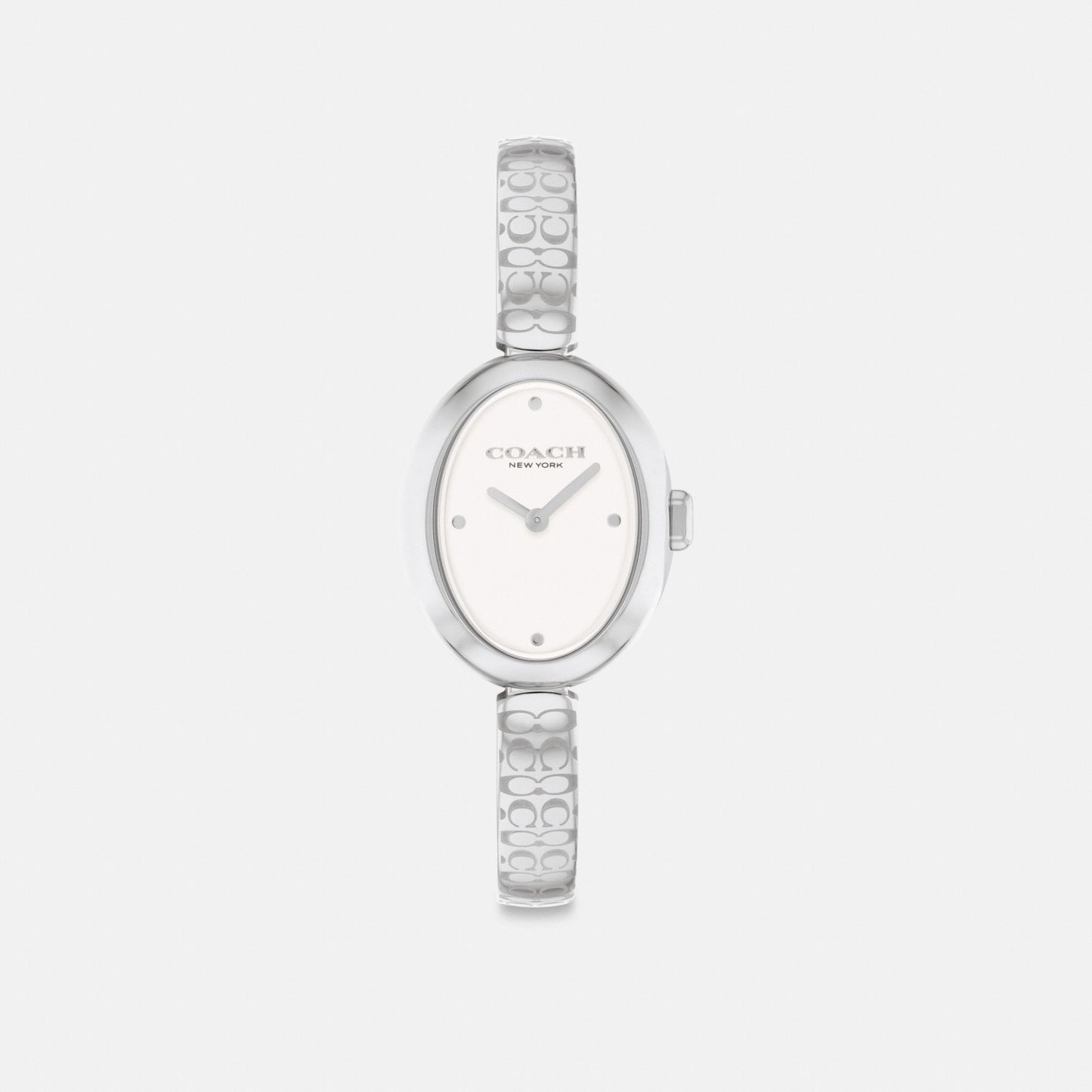 Women's Coach Sammy Watch, 22.5 Mm in Stainless Steel, style CAZ23 #color_Stainless Steel — front view