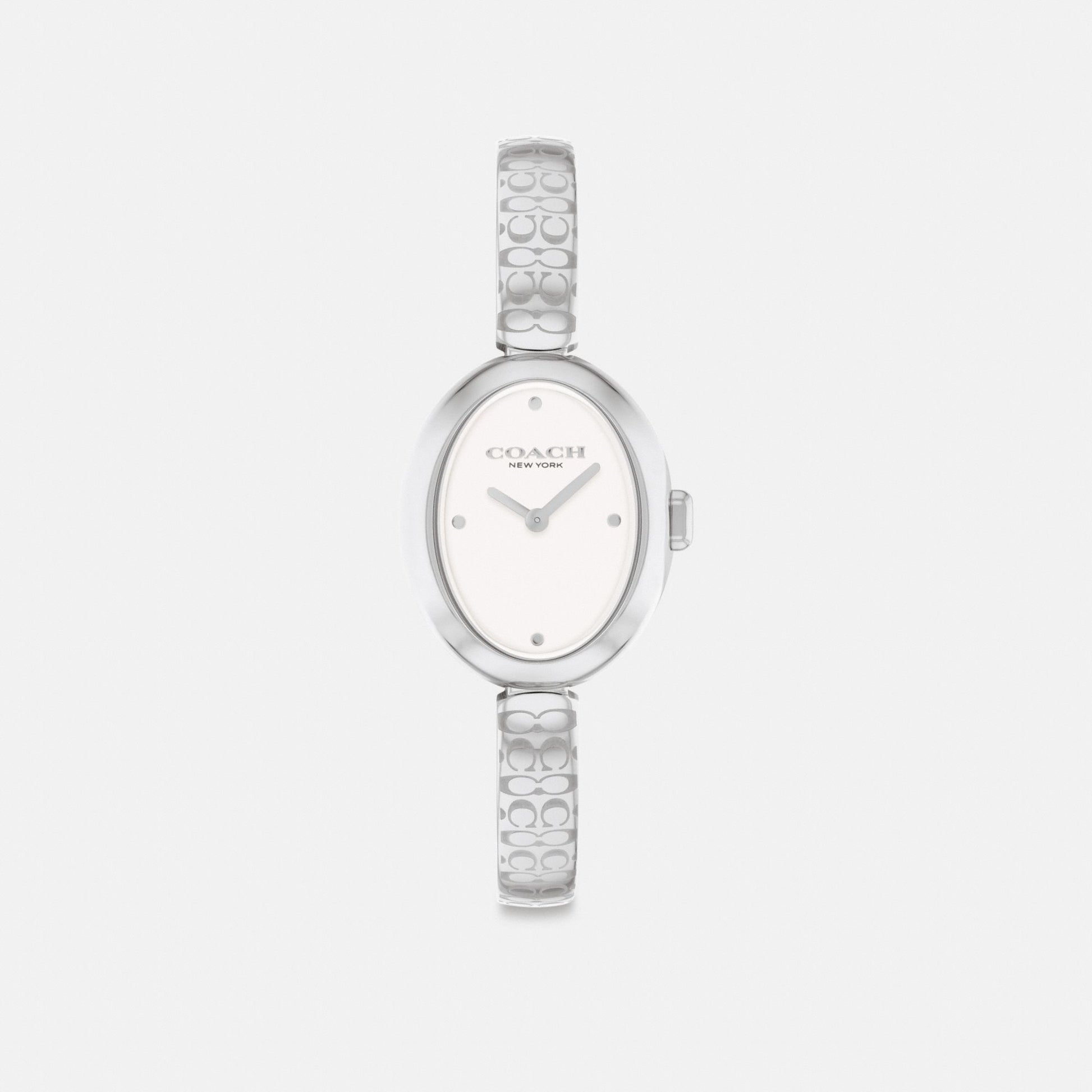 Women's Coach Sammy Watch, 22.5 Mm in Stainless Steel, style CAZ23 #color_Stainless Steel — front view