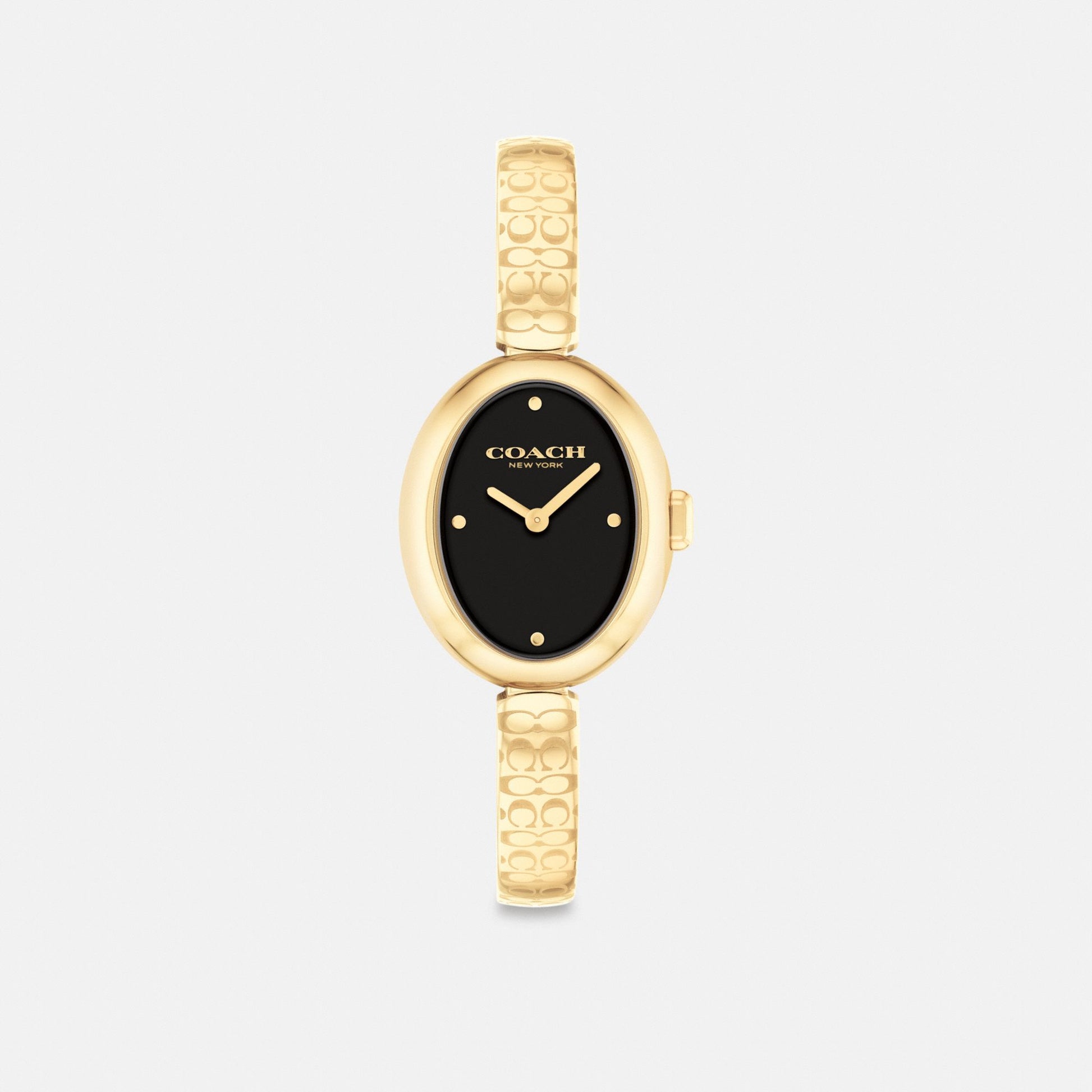 Women's Coach Sammy Watch, 22.5 Mm in Gold, style CAZ24 #color_Gold — front view