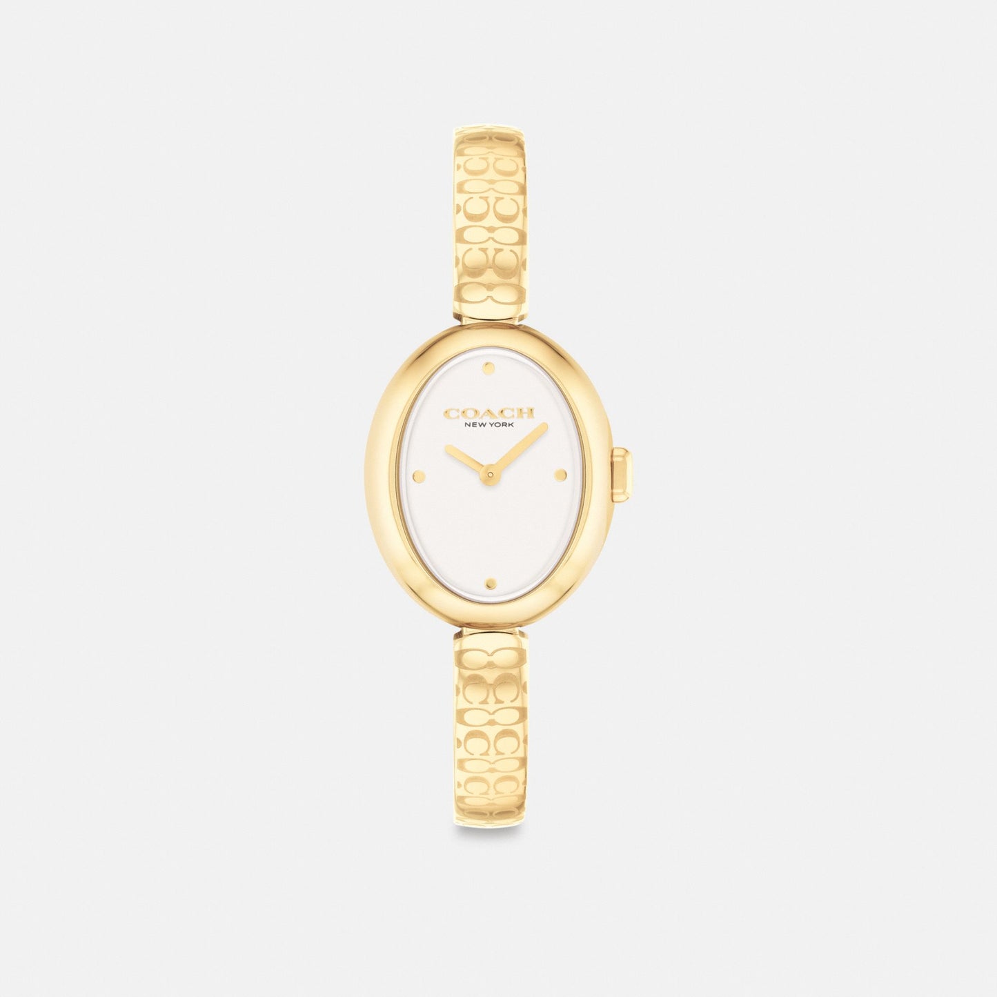 Women's Coach Sammy Watch, 22.5 Mm in Gold, style CBE85 #color_Gold — front view