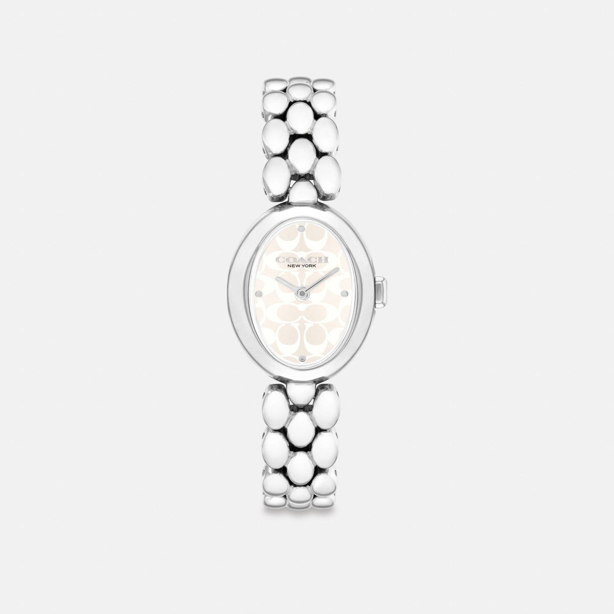 Women's Coach Sammy Watch, 22 Mm in Stainless Steel, style CBR65 #color_Stainless Steel — front view