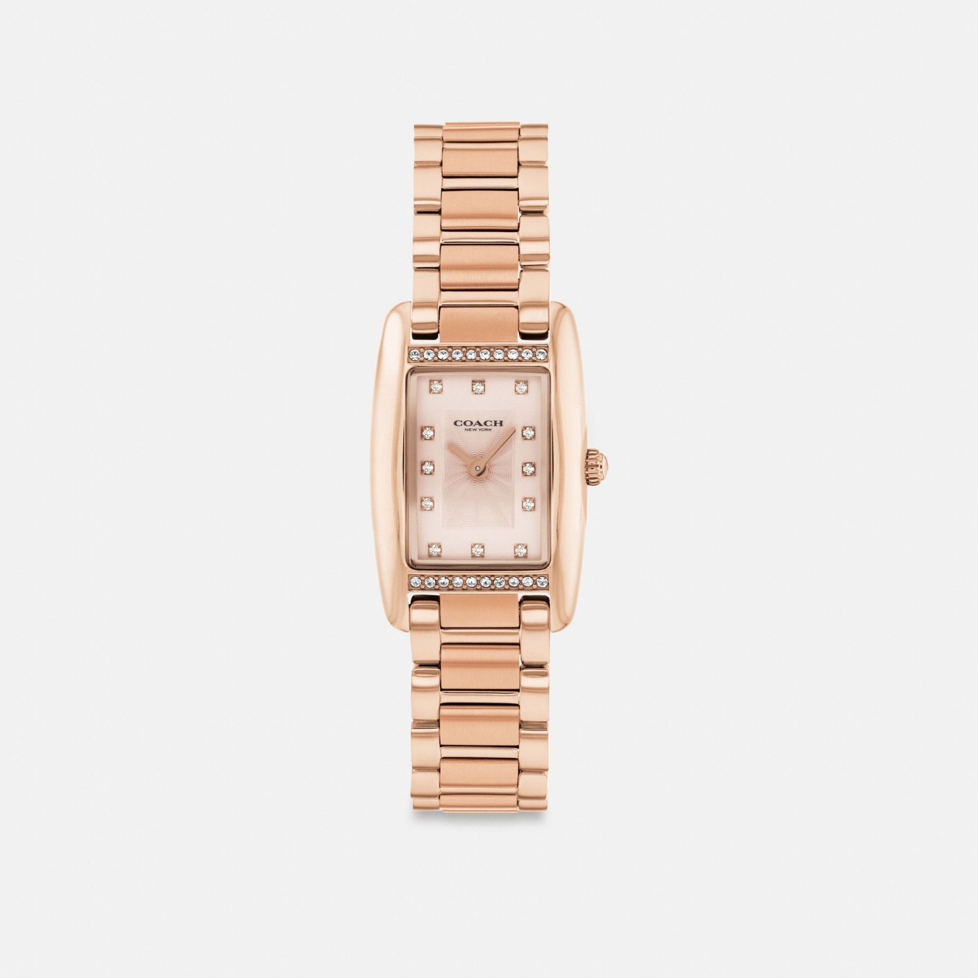 Women's Coach Reese Watch, 20 Mm X 30 Mm in Rose Gold, style CCT12 #color_Rose Gold — front view