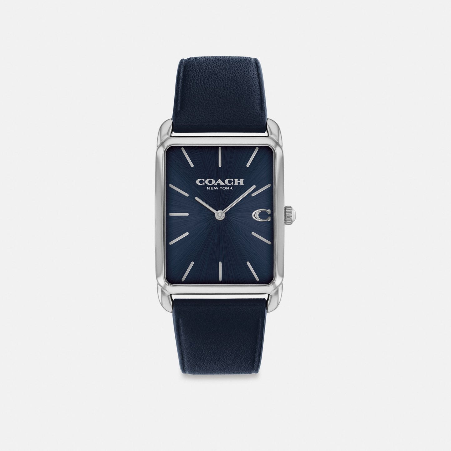 Men's Coach Elliot Watch, 32 Mm X 26 Mm in Navy Blue, style CCT17 #color_Navy Blue — front view