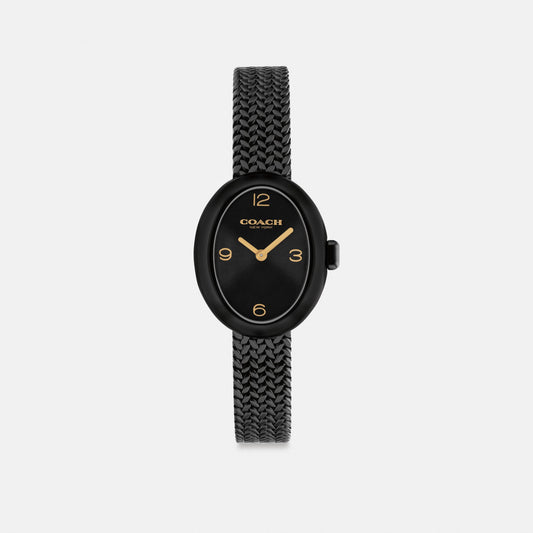 Women's Coach Sammy Watch, 22 Mm in Black, style CCU24 #color_Black — front view