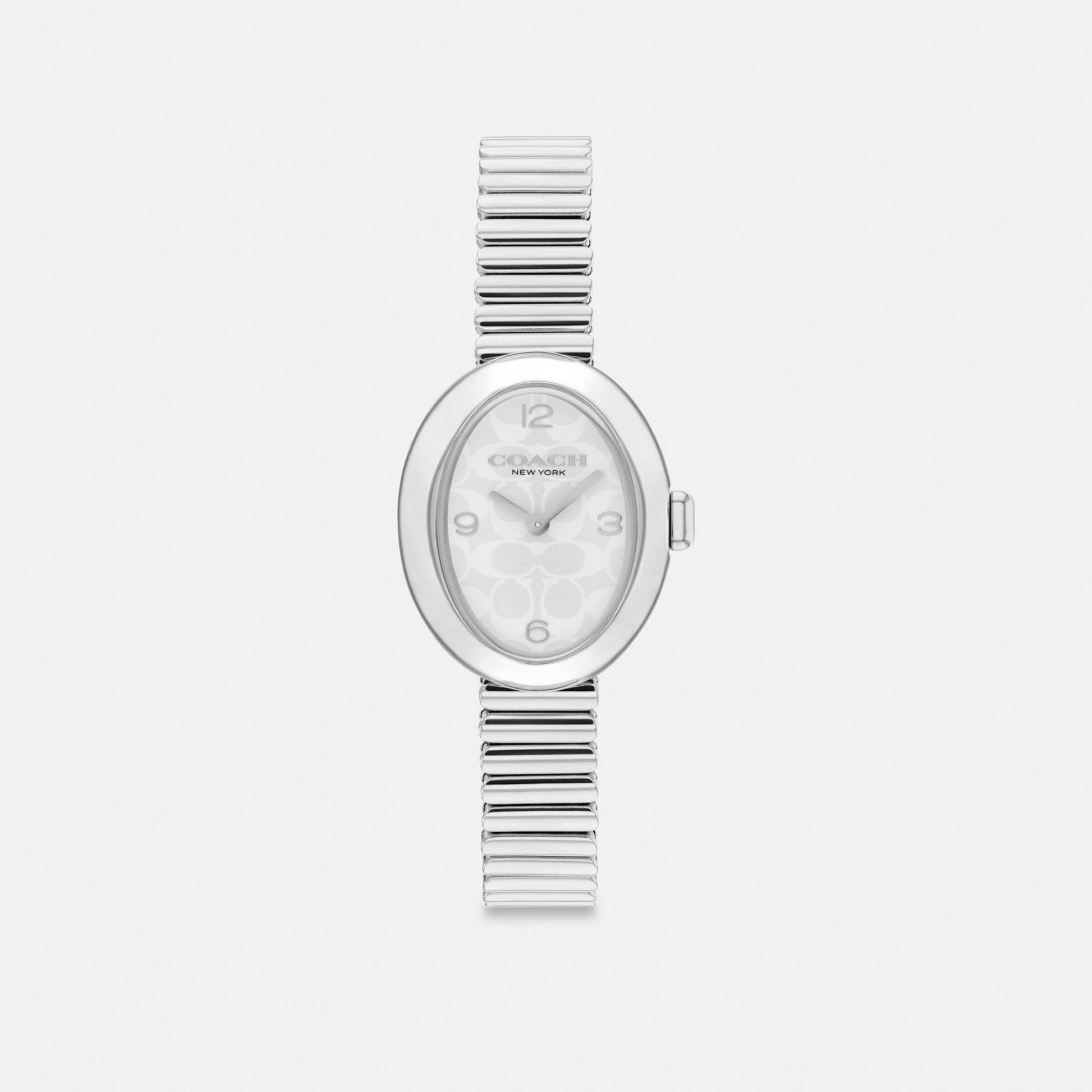 Women's Coach Sammy Watch, 22 Mm in Stainless Steel, style CCU25 #color_Stainless Steel — front view