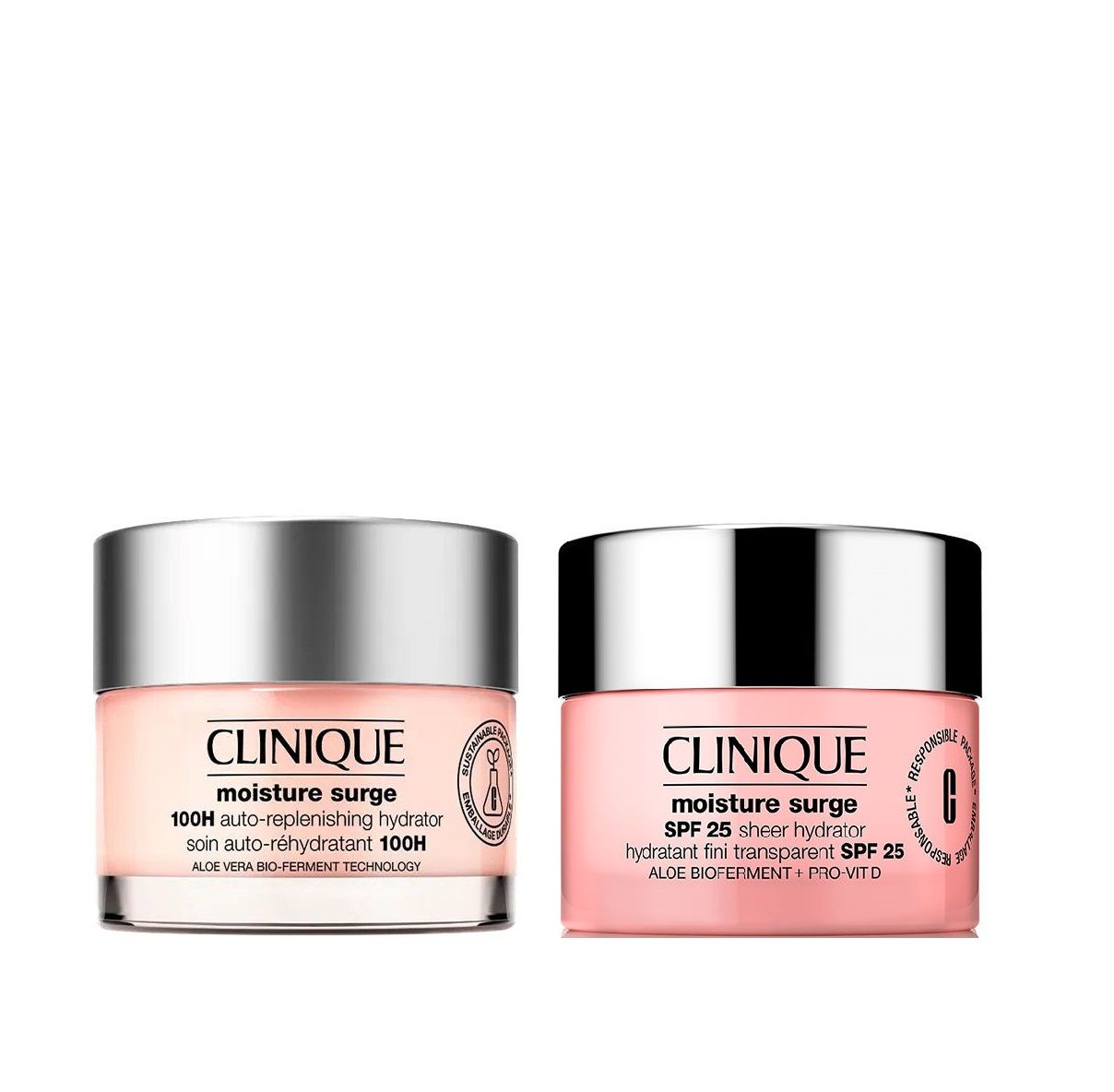 Clinique Moisture Surge SPF 25 & 100H Auto Replenishing Hydrator Combo