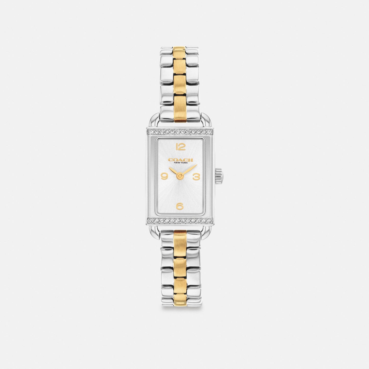 Women's Coach Mini Liz Watch, 17 Mm X 24 Mm in Two Tone, style CEK30 #color_Two Tone — front view