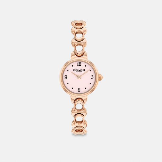 Women's Coach Iris Watch, 22 Mm in Rose Gold, style CEK36 #color_Rose Gold — front view