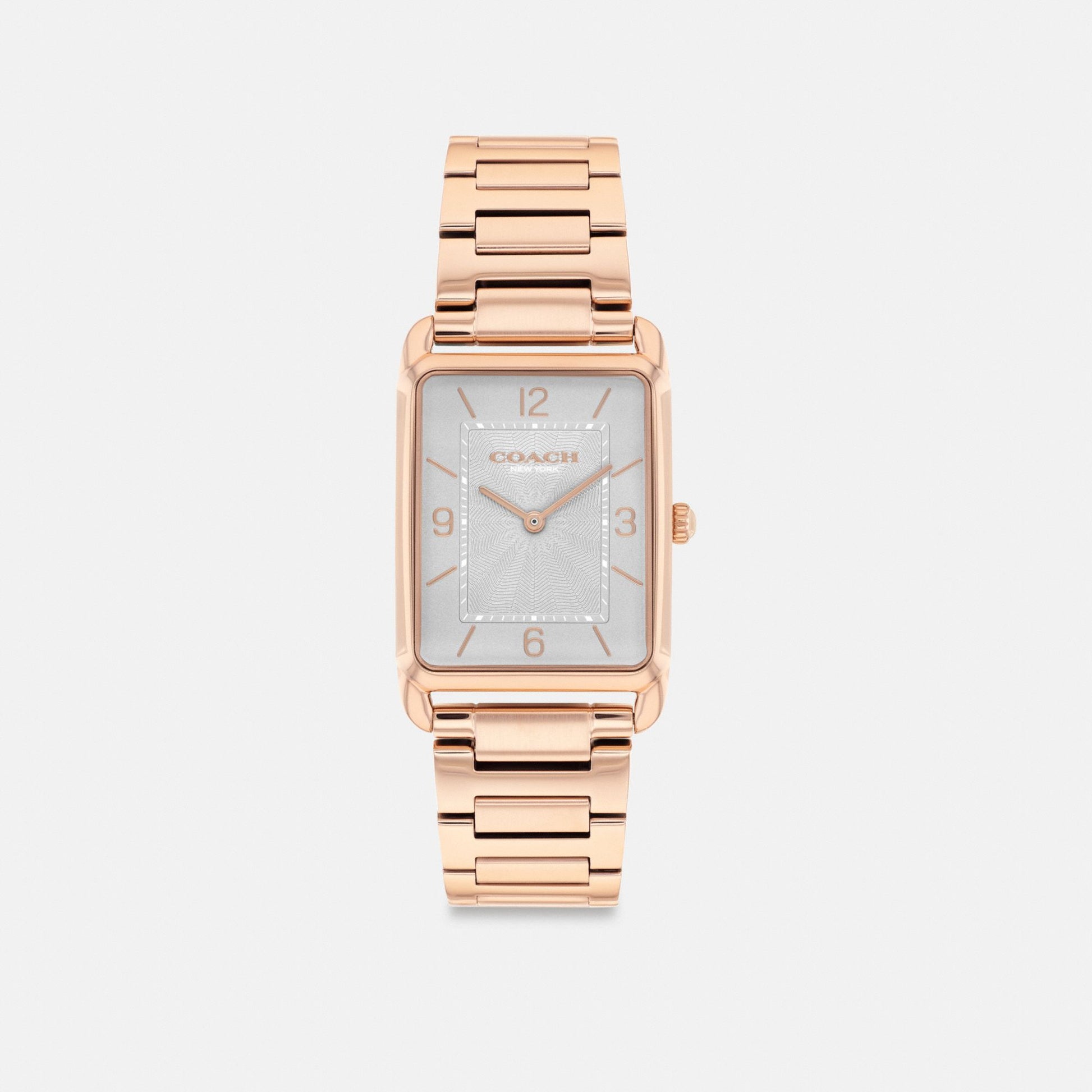 Men's Coach Elliot Watch, 32 Mm X 26 Mm in Rose Gold, style CEU48 #color_Rose Gold — front view