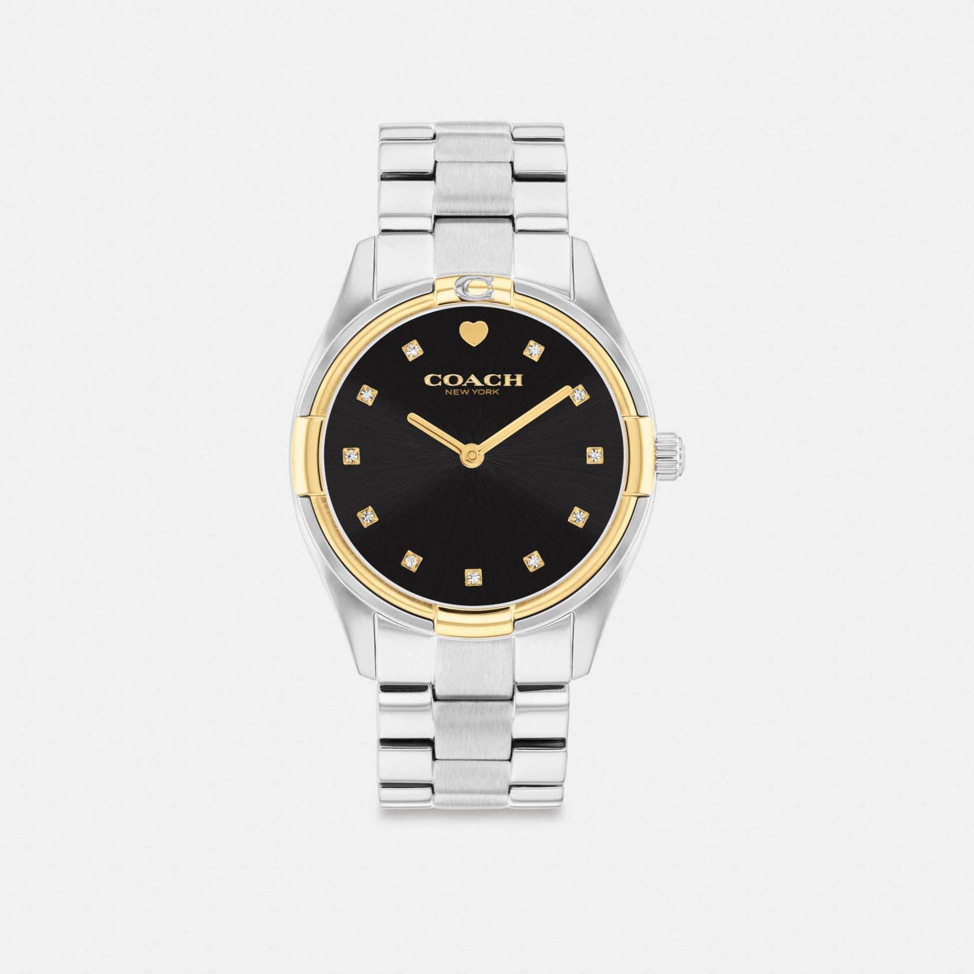 Women's Coach Brooks Watch, 34 Mm in Two Tone, style CEU60 #color_Two Tone — front view