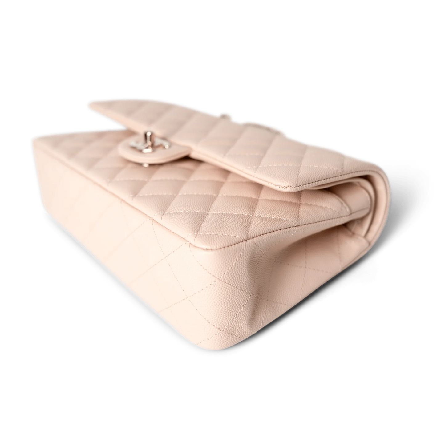 Chanel Classic Flap Medium – 22C Beige Caviar Quilted with Light Gold Hardware - Zeuskicks
