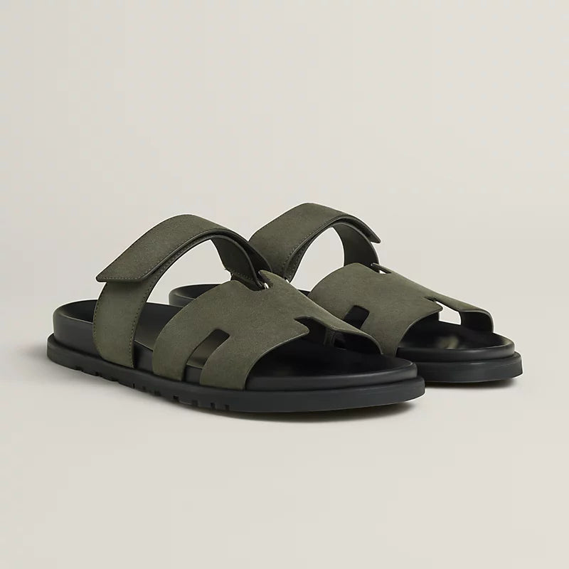 Hermes Chypre Sandal – Suede Goatskin - Zeuskicks