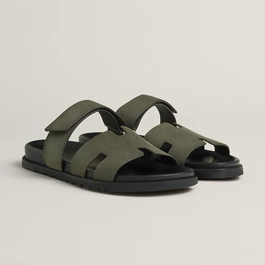 Hermes Chypre Sandal – Suede Goatskin - Zeuskicks