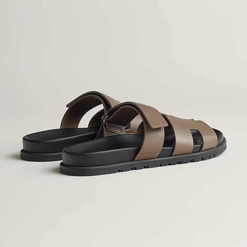 Hermès Chypre Sandals – Epsom Calfskin Essential - Zeuskicks