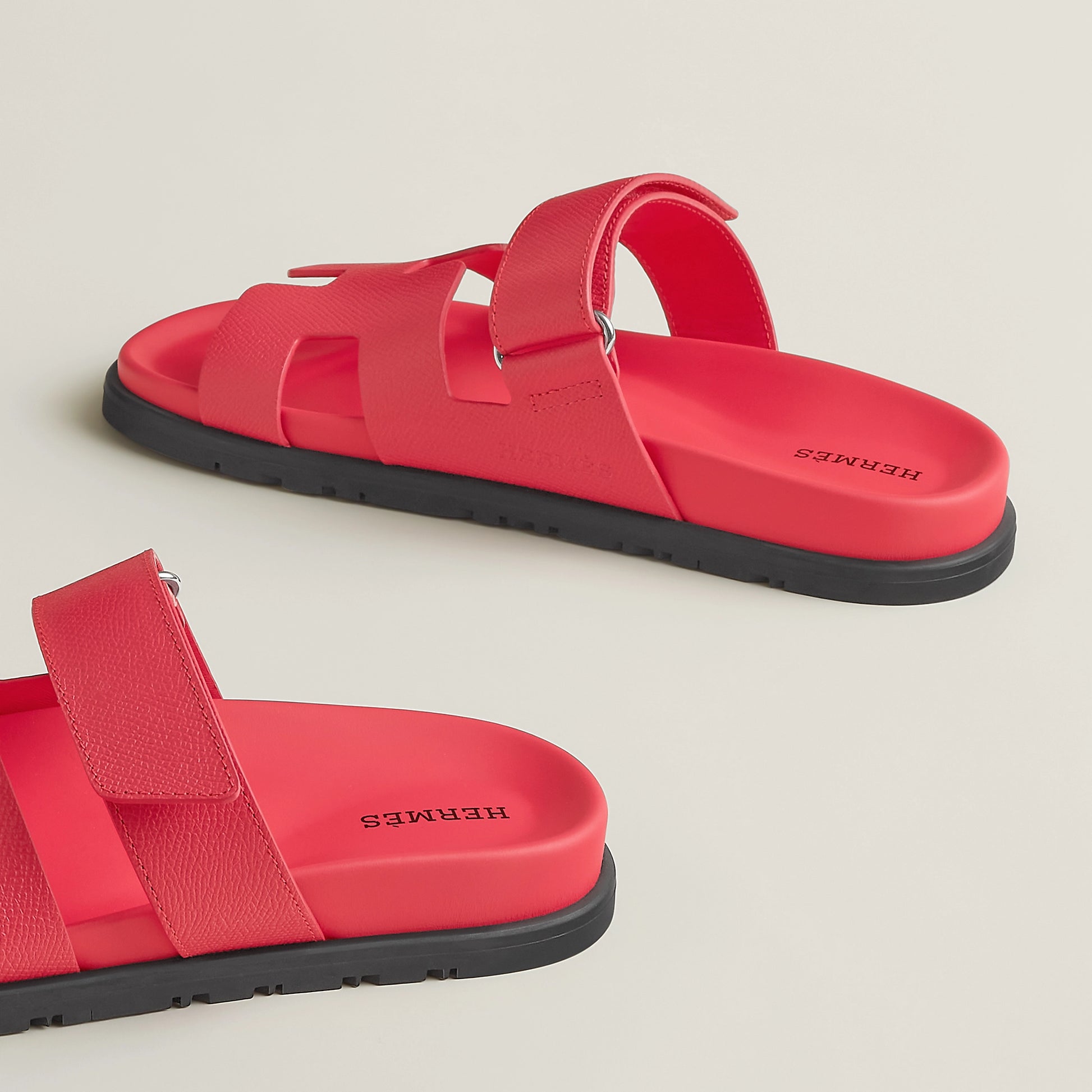Hermès Chypre Sandals – Epsom Calfskin - Zeuskicks